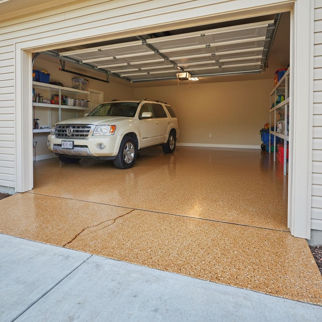 Durable garage floor coating